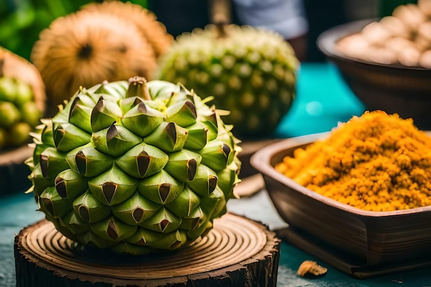 Mela da zucchero in vendita al mercato di cibo di strada nella città vecchia di Hanoi, Vietnam