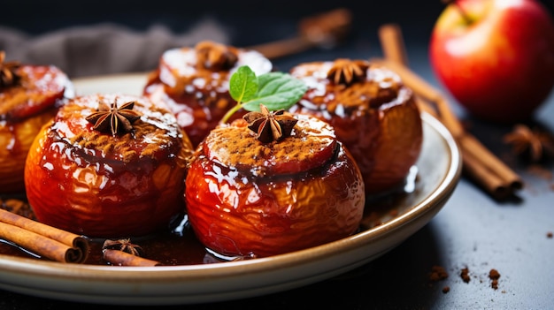 Mele al forno alla cannella fatte in casa