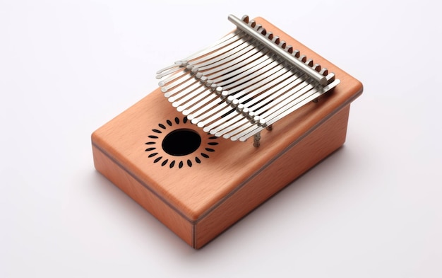 Melodic Kalimba Craft su sfondo bianco