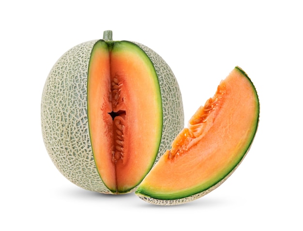 Melone cantalupo isolato