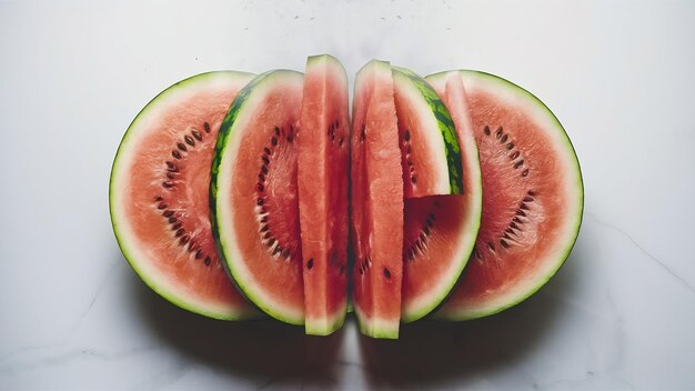 Melone isolato su sfondo bianco