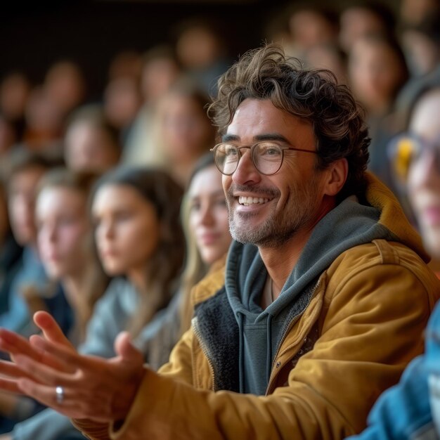 Membro del pubblico ad un evento sportivo