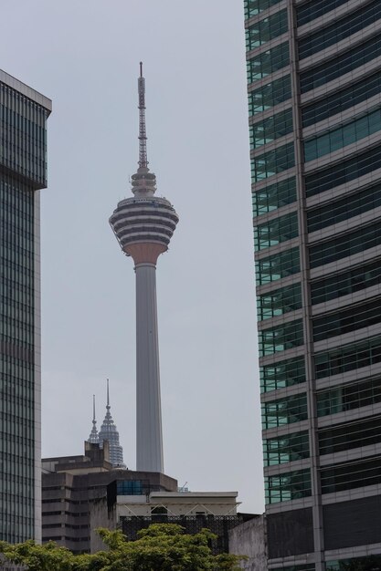 Menara Kuala Lumpur nel paesaggio urbano Malesia
