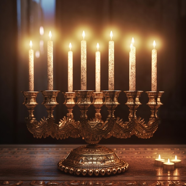 Menorah alta qualità 4k ultra hd hdr