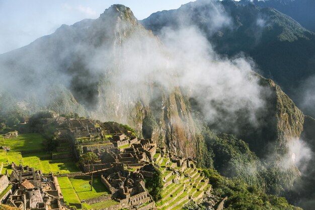 Meraviglia del mondo Machu Picchu in Perù