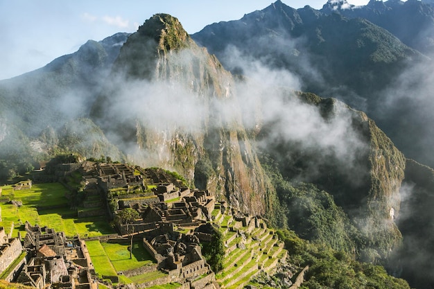 Meraviglia del mondo Machu Picchu in Perù