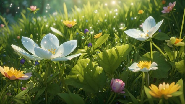 Meraviglie del risveglio Uno sguardo accattivante alla sinfonia naturale della primavera