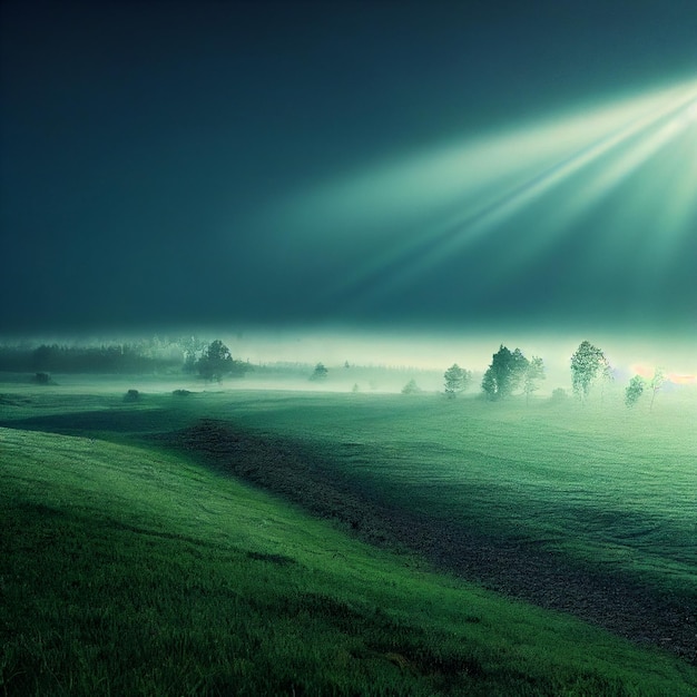 Meraviglioso sfondo del paesaggio della natura