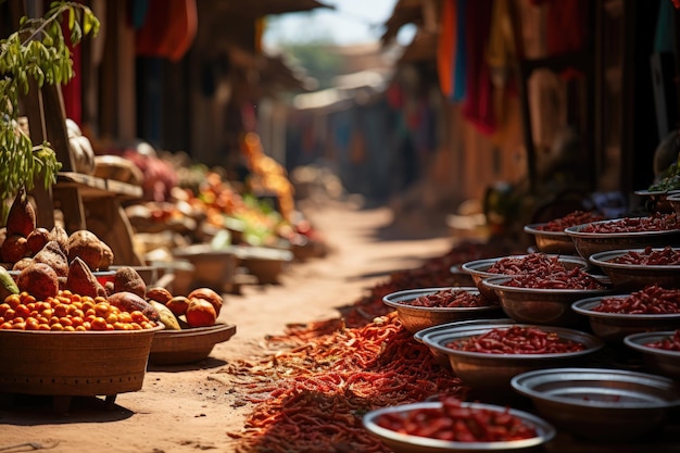 Mercati vivaci di Marrakech