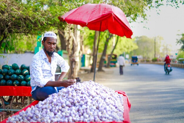 mercato di strada indiano