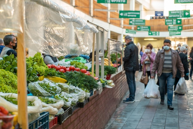 mercato durante la pandemia