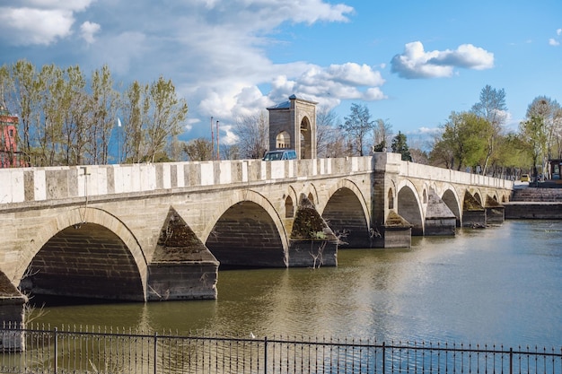 Meric bridge Turchia Storico Meric Bridge sul fiume Meric