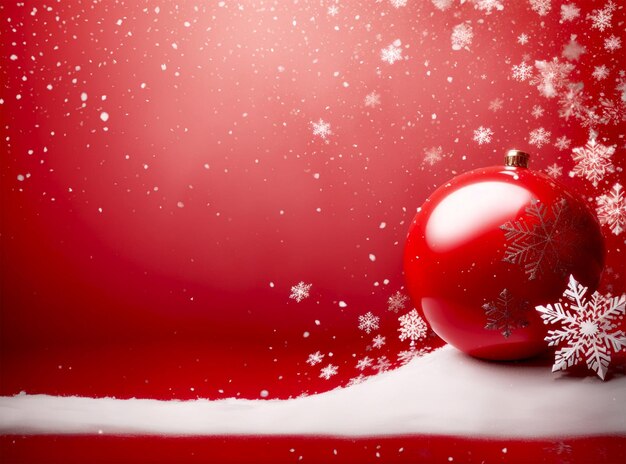 Merry charismas ball wallpaper generato da ai