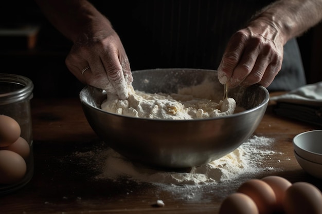 Mescolare gli ingredienti in una ciotola