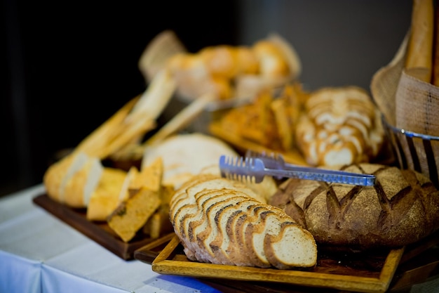 mescolare il cibo da dessert della pasticceria del pane