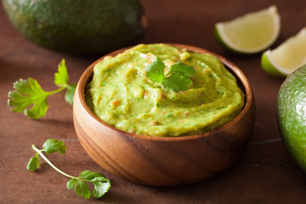 Messicano guacamole tuffo cibo sano