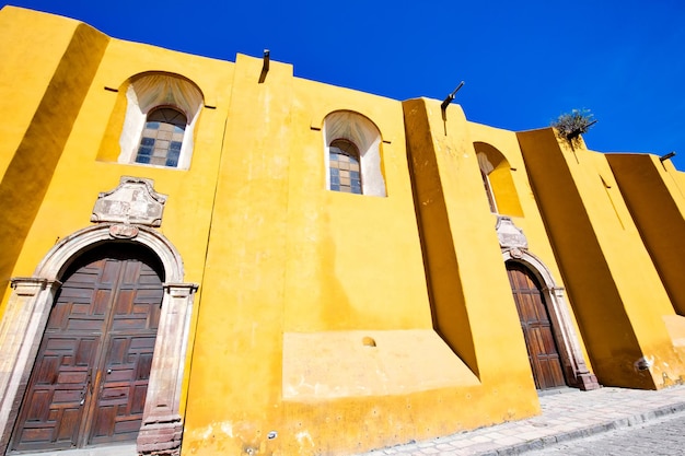 Messico Edifici colorati e strade di San Miguel de Allende nel centro storico della città