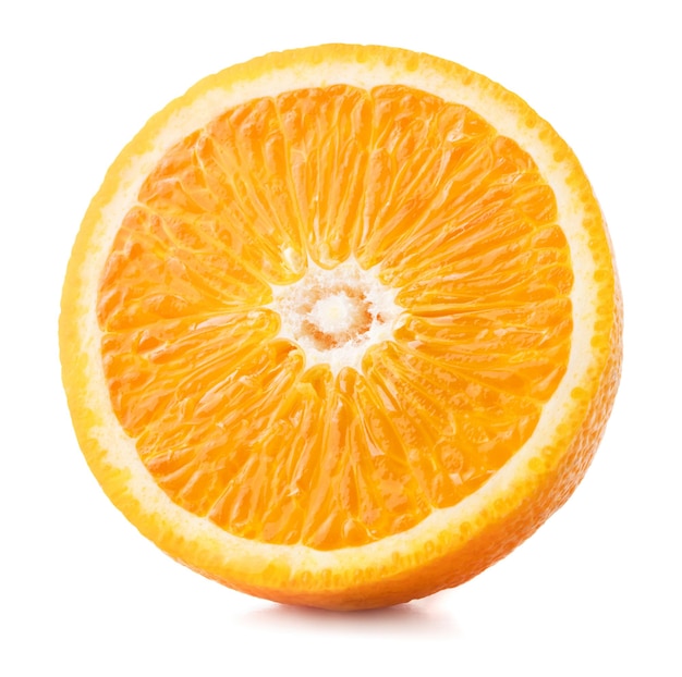 Metà di arancia matura