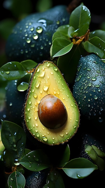 Metà di avocado