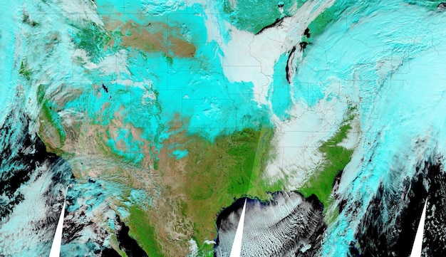 Metà dicembre Tempesta di neve negli Stati Uniti Immagine del giorno