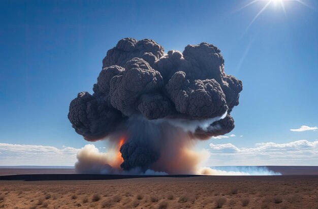 Meteorite che cade da un corpo celeste dallo spazio sulla terra