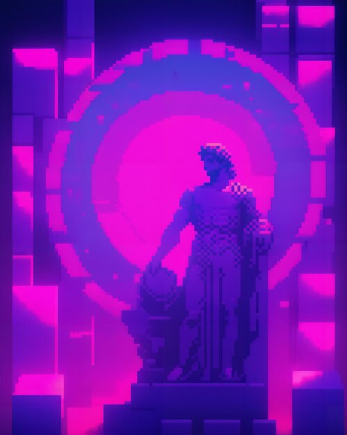 Metodologia greca Vaporwave Pixel Art