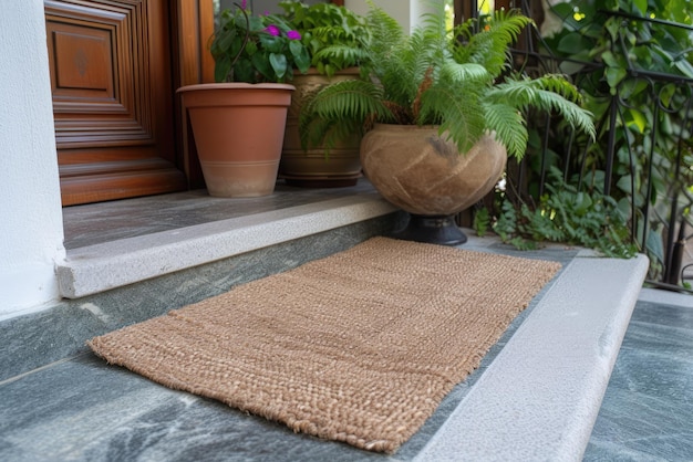 Mettere un tappetino da corridore di alta qualità all'ingresso della casa