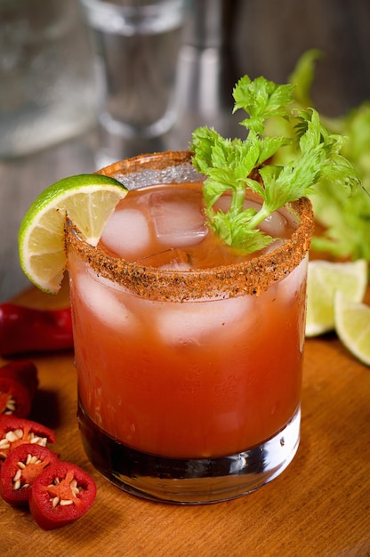 Michelada la Bloody Mary messicana