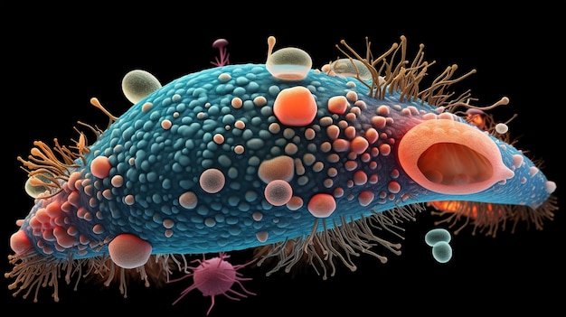 Microbi e batteri al microscopio