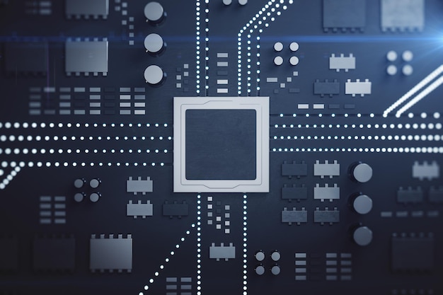 Microchip della CPU sulla scheda madre