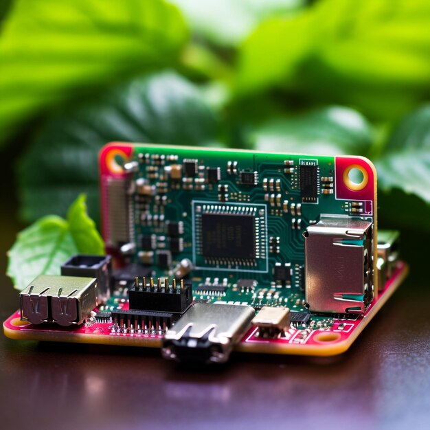 Microcontrollore Raspberry Pi generato con lo strumento AI