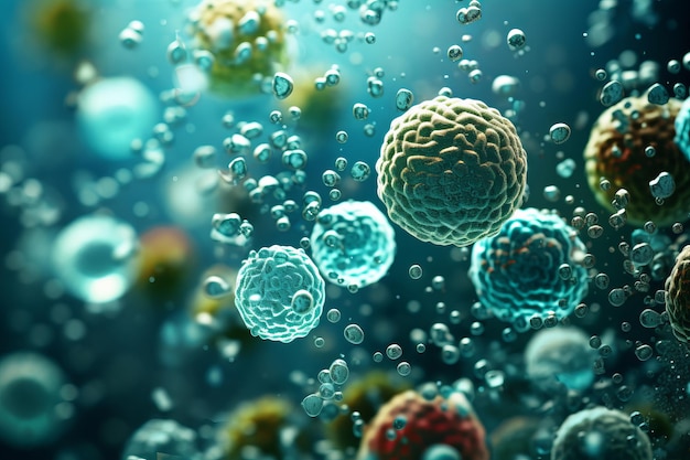 Microrganismi batterici che possono essere trovati nell'acqua del suolo e nel corpo umano