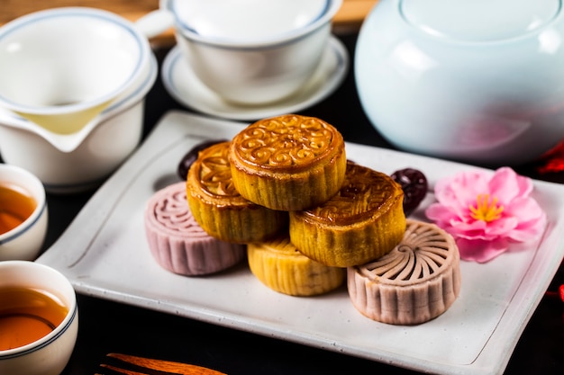 Mid Autumn Festival cinese tradizionale pasticceria Mooncake