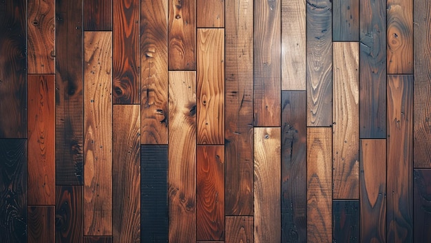 Migliora il tuo design con un'illustrazione di pavimentazione in piastrelle di legno perfetta per gli sfondi
