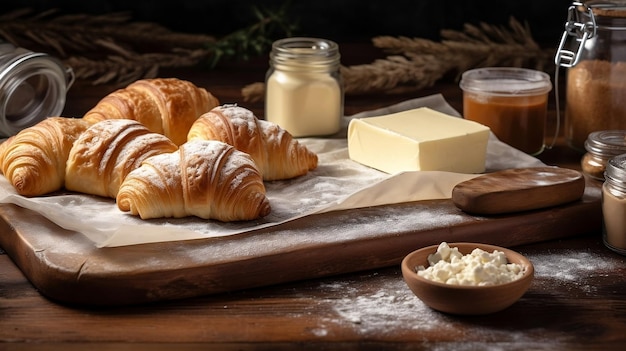 Migliora la tua colazione con i croissant francesi burrosi della nostra panetteria