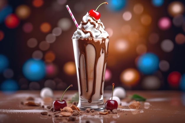 Milkshake al cioccolato crema fondente Genera Ai