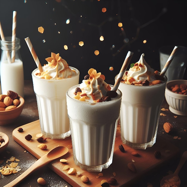 Milkshake divini Tre opzioni allettanti da gustare