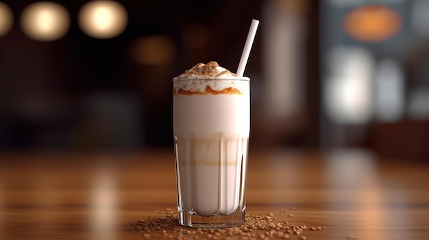 milkshake HD 8K carta da parati Immagine fotografica