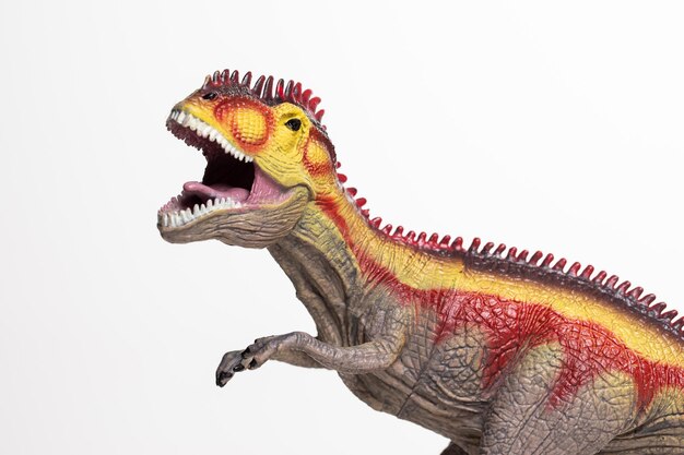 Minaccioso Tyrannosaurus rex con mascelle aperte
