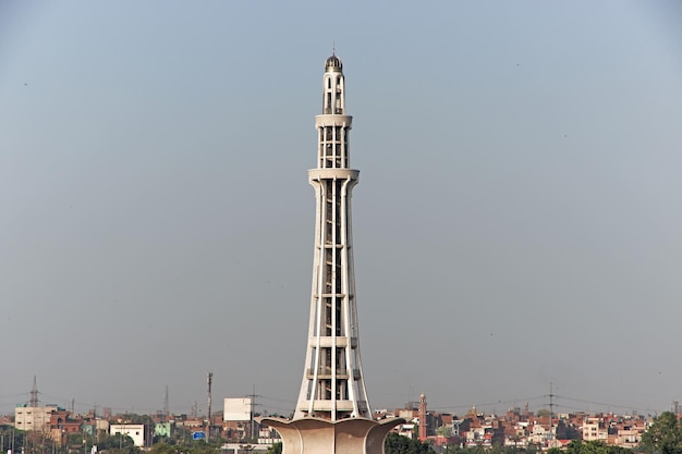 MinarePakistan nella provincia pakistana di Lahore Punjab