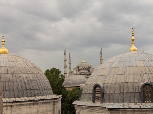 Minareti della Moschea Blu Istanbul