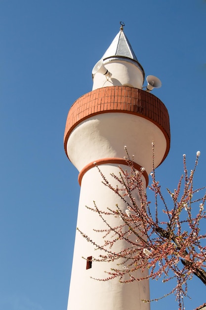 Minareto di una moschea in stile ottomano