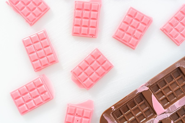 Mini cioccolatini rosa