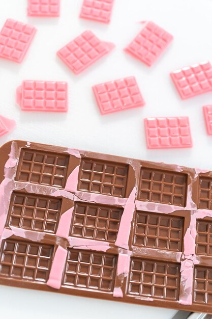 Mini cioccolatini rosa