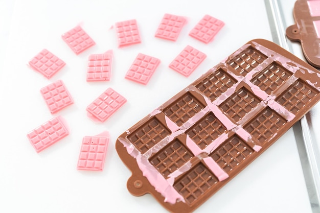 Mini cioccolatini rosa