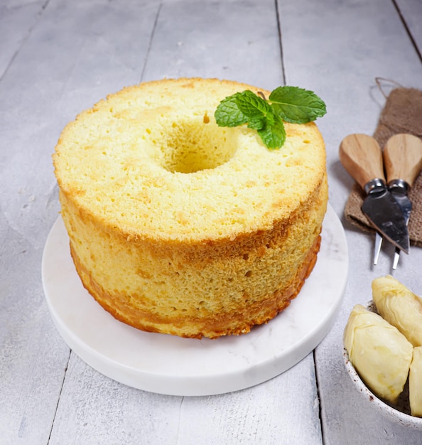 Mini Durian Chiffon Cake una tipica variazione di torta asiatica