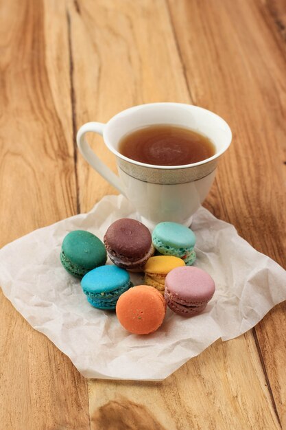 Mini Macaron con Tè