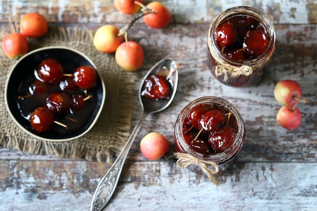 Mini marmellata di mele fatta in casa