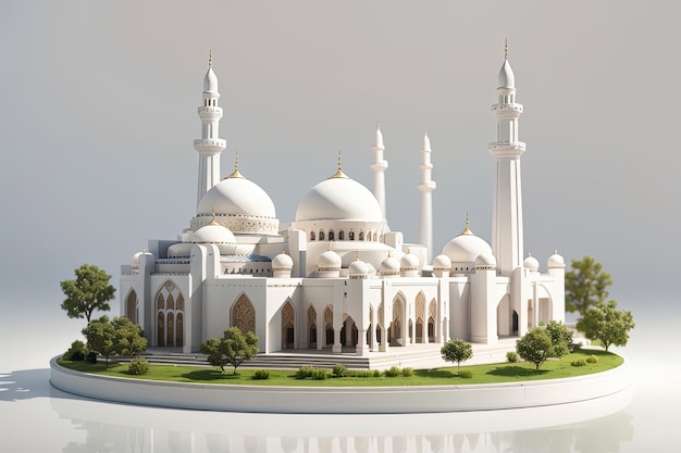 mini semplice fotografia di moschea