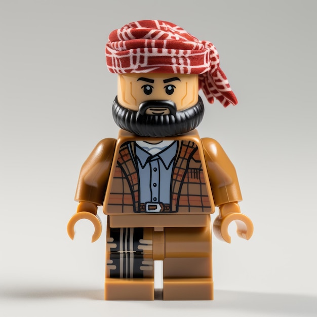 Minifigure Lego Desertpunk con il tradizionale turbante